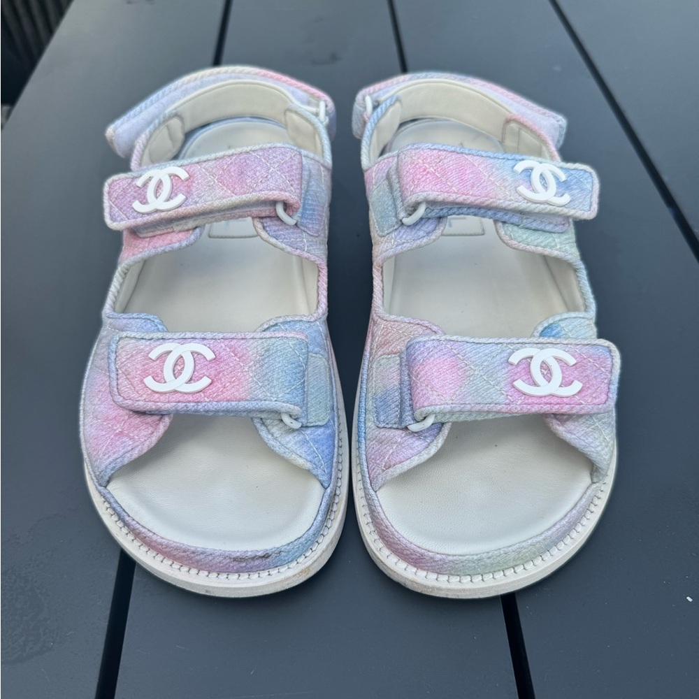 Chanel Kids Sandals - Pink and Blue